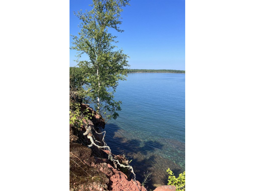 This beautiful lot is on a majestic high cliff carved by Lake - Beach Acreage for sale in Au Train, Michigan on Beachhouse.com