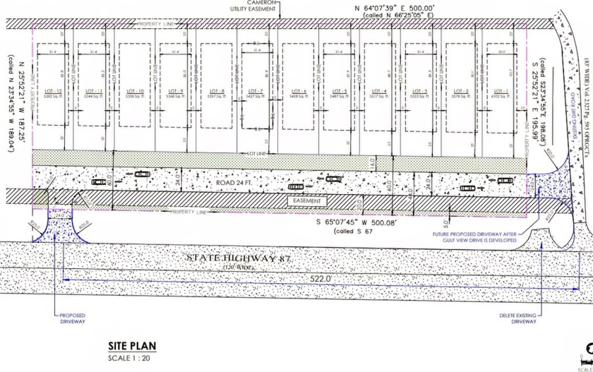 12 lots ready to be develop off Hwy 87 in Gilchrist (Bolivar - Beach Acreage for sale in Gilchrist, Texas on Beachhouse.com