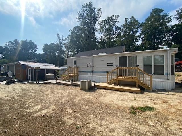Large Park Trailer with two bedrooms.  One and one half - Beach Home for sale in Horntown, Virginia on Beachhouse.com