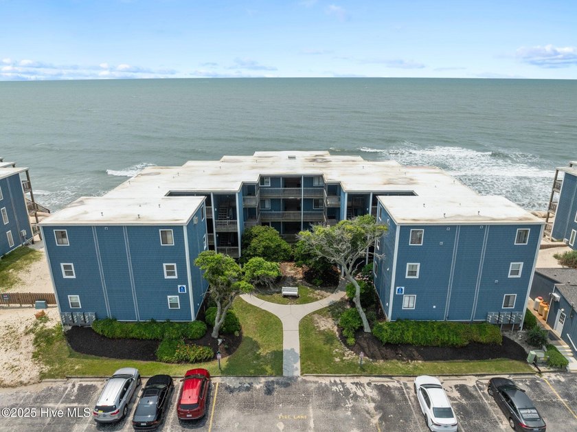 Enjoy oceanfront panoramic views of the beach, from this - Beach Condo for sale in North Topsail Beach, North Carolina on Beachhouse.com