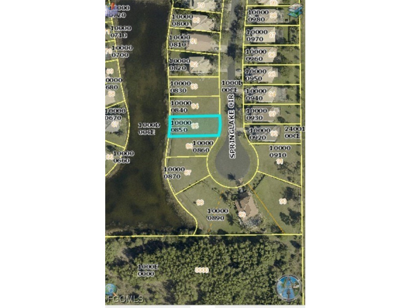 LAKEFRONT CUL DE SAC lot in Lakes of Estero subdivision. Build - Beach Lot for sale in Estero, Florida on Beachhouse.com