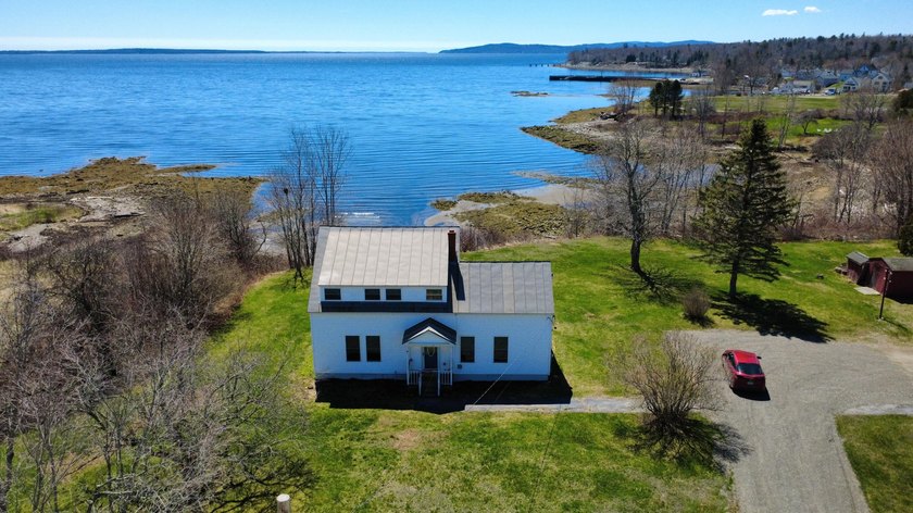 Charming In-Town Cape with Stunning Ocean Views Nestled in the - Beach Home for sale in Searsport, Maine on Beachhouse.com
