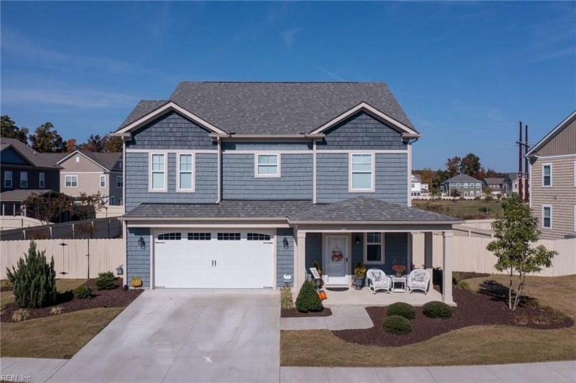 This lovely 4-bedroom, 2.5-bath home offers serene pond views - Beach Home for sale in Chesapeake, Virginia on Beachhouse.com