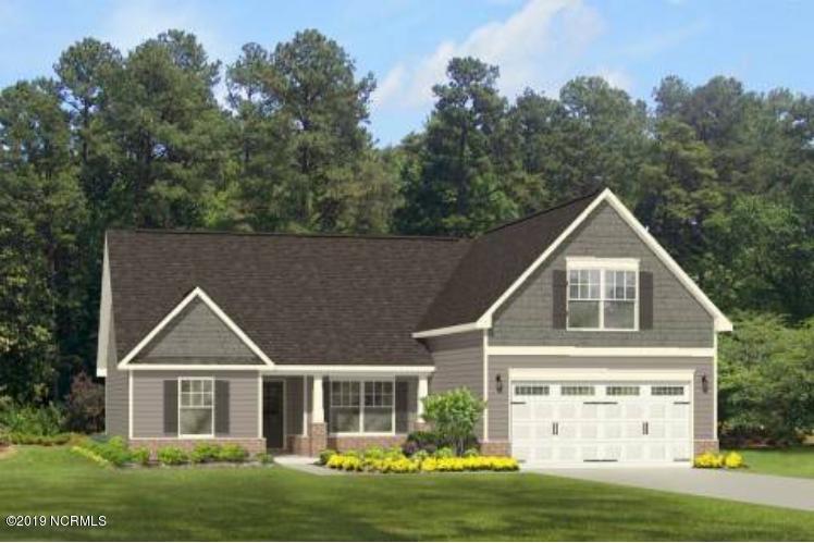 The Midland 2 ranch plan by Windsor Homes features four bedrooms - Beach Home for sale in Wilmington, North Carolina on Beachhouse.com