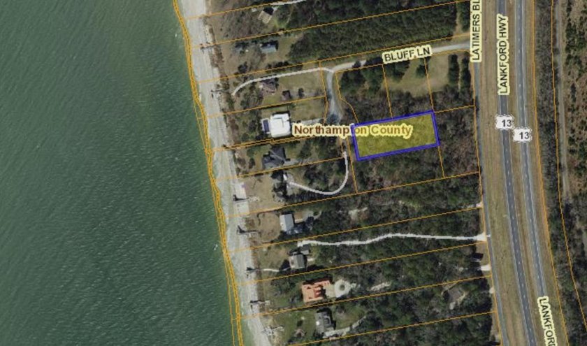 Amazing wooded lot located in the highly desirable Latimer's - Beach Lot for sale in Cape Charles, Virginia on Beachhouse.com