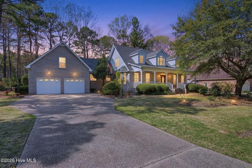 Custom-built 3BR/3.5BA brick Cape Cod situated on the 3rd - Beach Home for sale in Hertford, North Carolina on Beachhouse.com