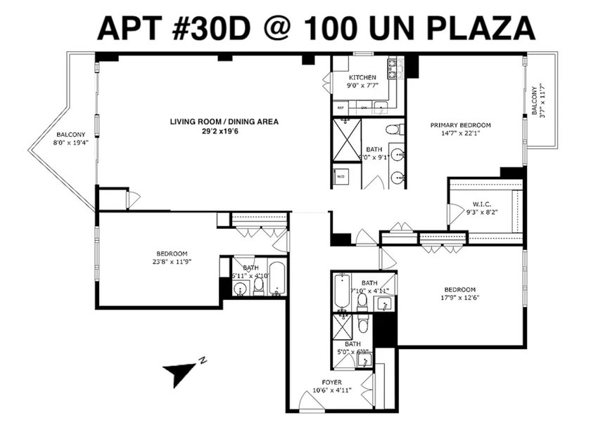 100 United Nations Plaza 30D - Beach Apartment for sale in New York, New York on Beachhouse.com