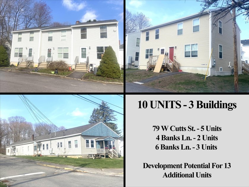 Three buildings totaling 10 units, #79 W Cutts is a 5 unit, #6 - Beach Commercial for sale in Biddeford, Maine on Beachhouse.com