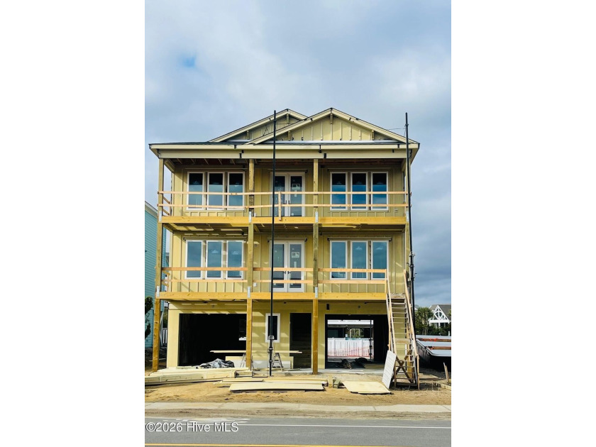 2ND ROW BEACH HOME IS UNDER CONSTRUCTION! Inverted floor plan - Beach Home for sale in Holden Beach, North Carolina on Beachhouse.com