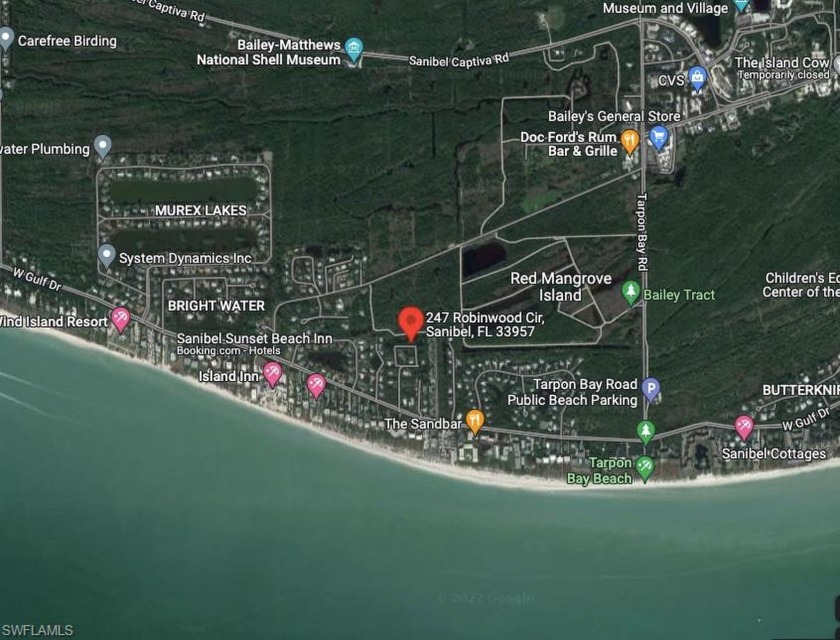 Perfect site for a dream home on the island. Rare one acre lot - Beach Lot for sale in Sanibel, Florida on Beachhouse.com