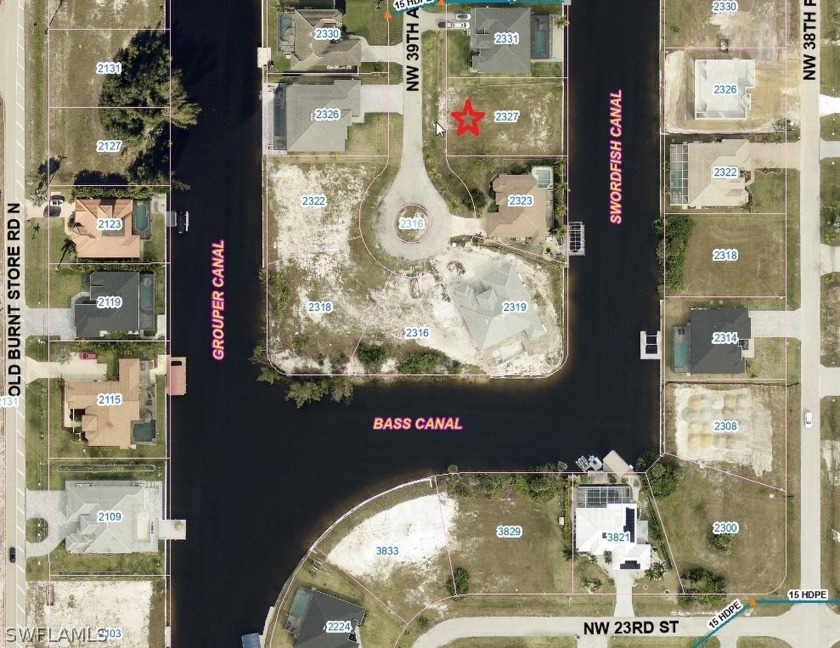 GULF ACCESS WATERFRONT lot with boating access to the Gulf of - Beach Lot for sale in Cape Coral, Florida on Beachhouse.com