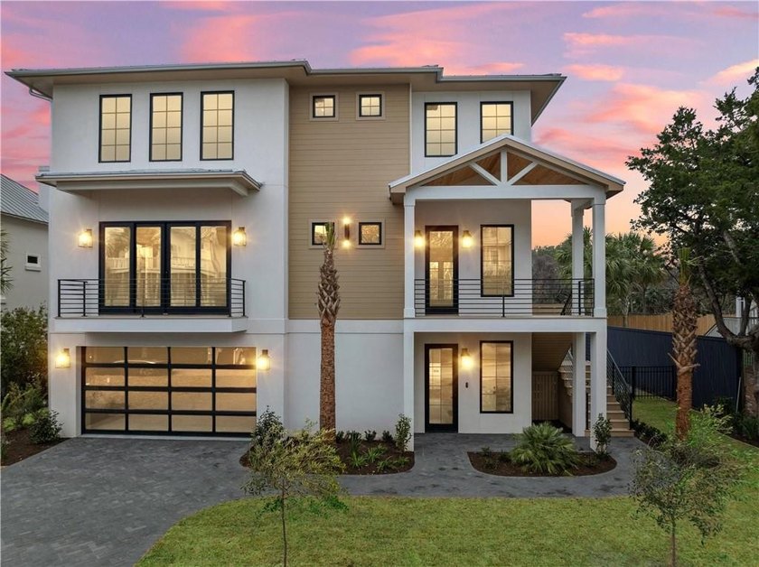 NEW CONSTRUCTION Contemporary Island Retreat with exceptional - Beach Home for sale in Saint Simons, Georgia on Beachhouse.com