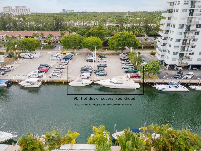 90-foot BOAT DOCK  for SALE ! includes an 865 sq ft oversized 1 - Beach Lot for sale in North Miami Beach, Florida on Beachhouse.com