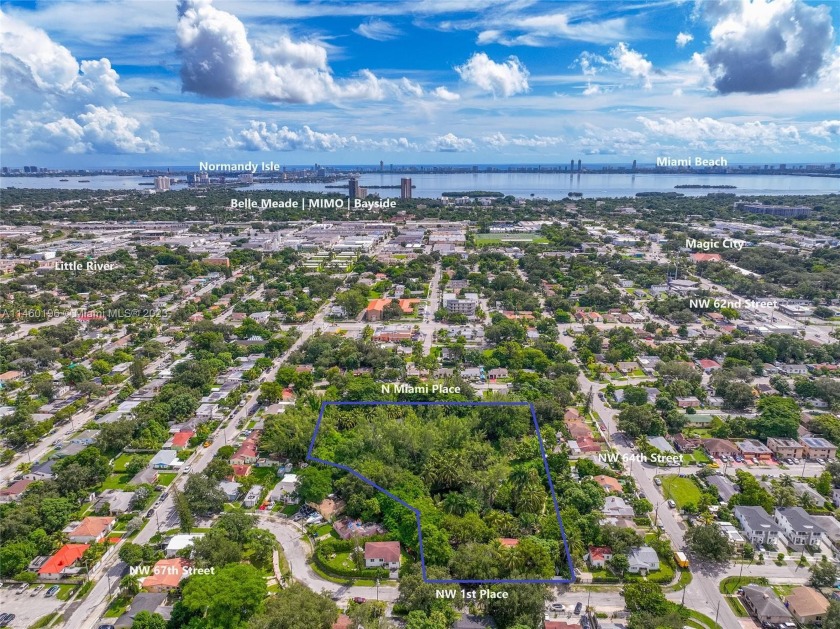 Urban Infill Development Site of 2.94 acres +/- with natural - Beach Acreage for sale in Miami, Florida on Beachhouse.com