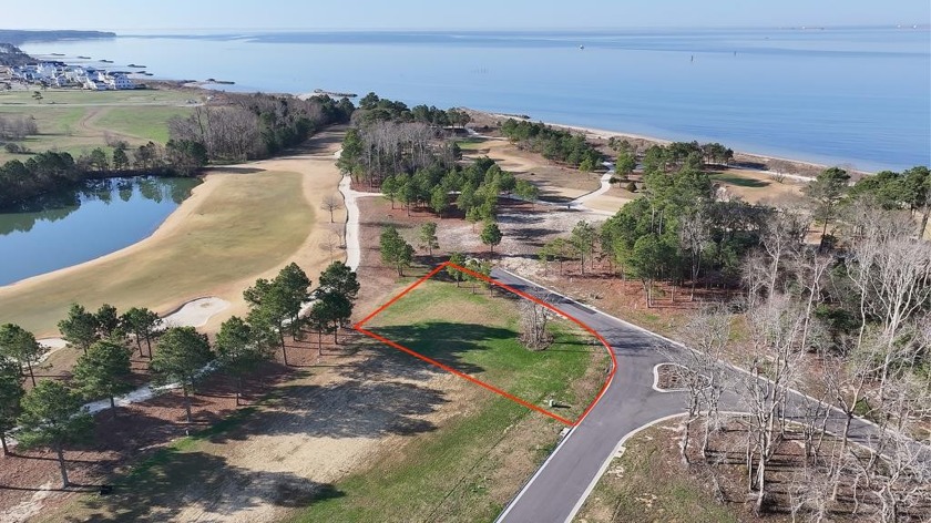 Gorgeous lake view homesite overlooking the golf course with the - Beach Lot for sale in Cape Charles, Virginia on Beachhouse.com