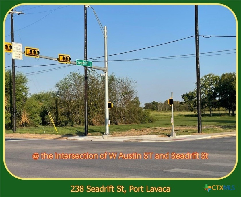 Hard corner with traffic/pedestrian lights, handicap accessible - Beach Lot for sale in Port Lavaca, Texas on Beachhouse.com