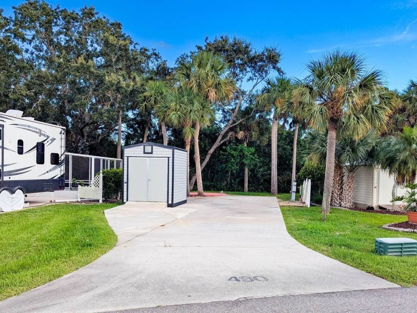 Check out this immaculate 40'x80' RV lot backing up to nature! - Beach Lot for sale in Titusville, Florida on Beachhouse.com
