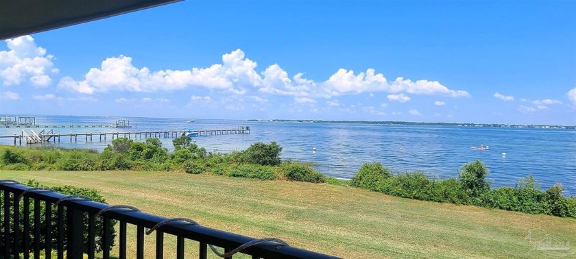 Water front covered balcony with Million Dollar Views!  This - Beach Home for sale in Pensacola Beach, Florida on Beachhouse.com