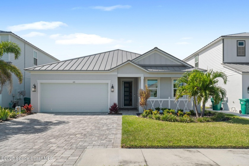 Just steps from the beach, this beautiful coastal contemporary - Beach Home for sale in Satellite Beach, Florida on Beachhouse.com