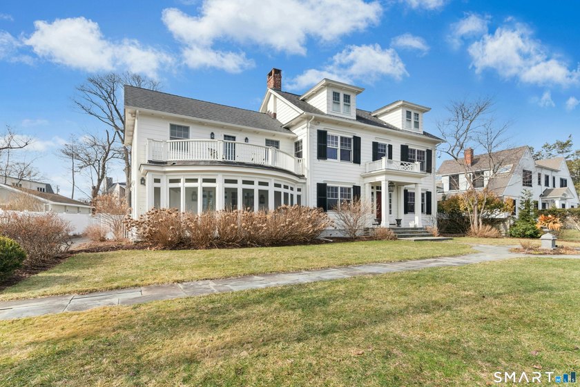 Welcome to this stately colonial, one of only 19 homes with - Beach Home for sale in Stamford, Connecticut on Beachhouse.com