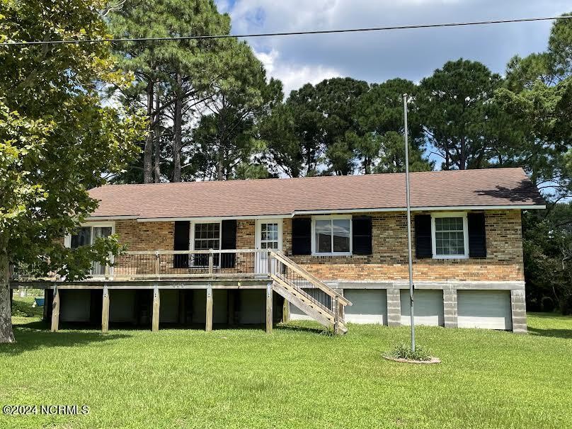 This 2nd row waterview home offers Wonderful Views of Nelson Bay - Beach Home for sale in Sealevel, North Carolina on Beachhouse.com