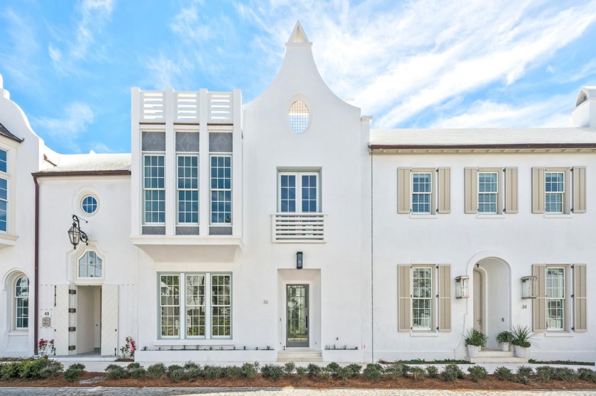 New York meets Santorini in this modern Alys Beach home. A full - Beach Home for sale in Inlet Beach, Florida on Beachhouse.com