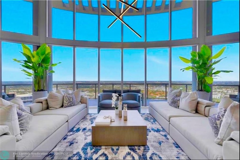 FORT LAUDERDALE'S HIGHEST LEVEL TWO STORY PENTHOUSE WITH SOARING - Beach Condo for sale in Fort Lauderdale, Florida on Beachhouse.com