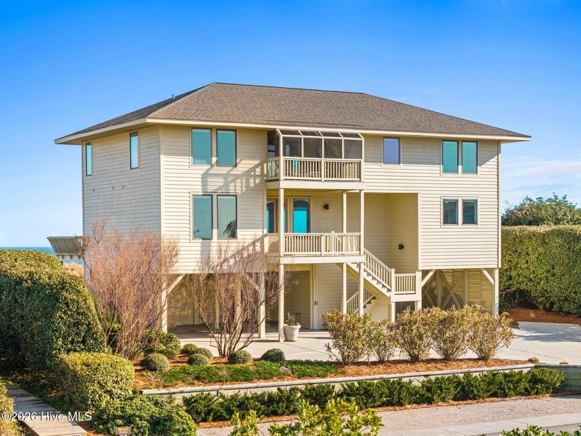This stunning oceanfront retreat blends modern organic design - Beach Home for sale in Wilmington, North Carolina on Beachhouse.com