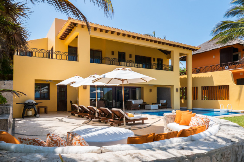 Top Class Luxury Beachfront Villa in Akumal With Chef Services - Beach Vacation Rentals in Akumal, Quintana Roo, Mexico on Beachhouse.com