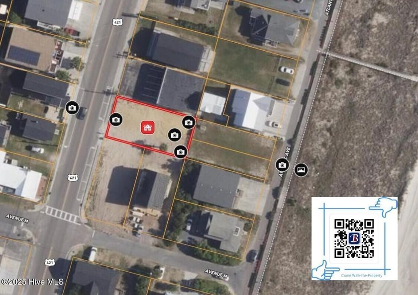 One block off the beach Bring your own builder and build on your - Beach Lot for sale in Kure Beach, North Carolina on Beachhouse.com