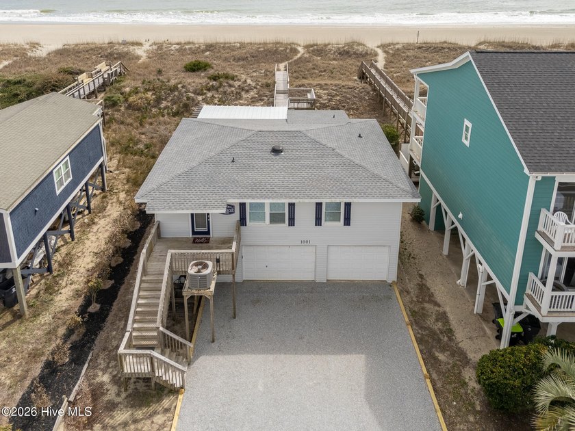 This classic oceanfront cottage on Holden Beach offers a rare - Beach Home for sale in Holden Beach, North Carolina on Beachhouse.com