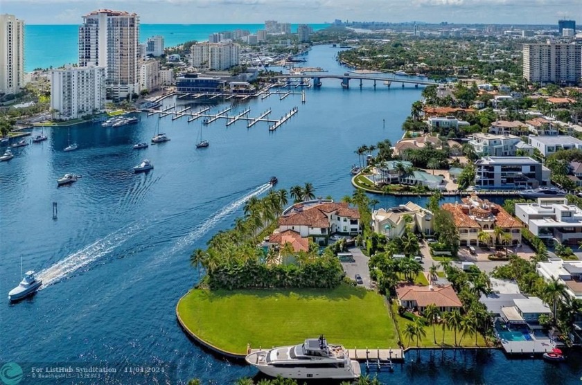 Seize the rare opportunity to own a premier Intracoastal point - Beach Lot for sale in Fort Lauderdale, Florida on Beachhouse.com