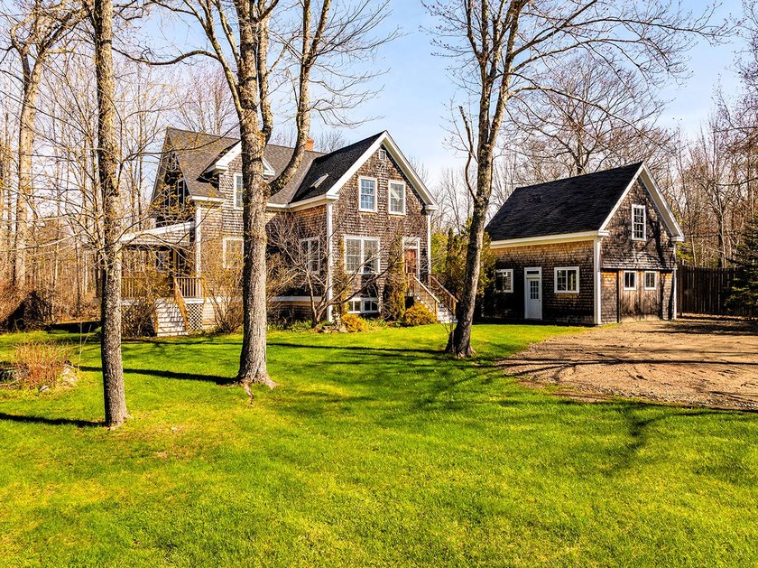 Custom-designed home set on 7 private acres in a prime Midcoast - Beach Home for sale in Lincolnville, Maine on Beachhouse.com