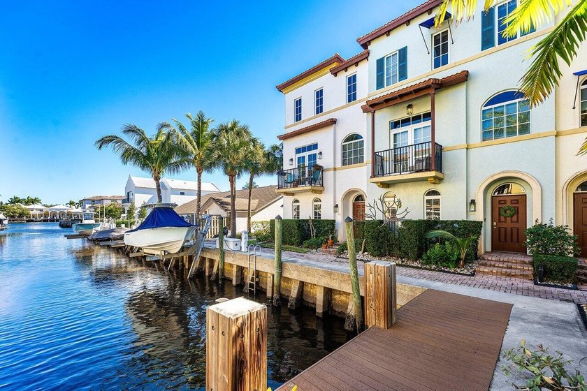 Welcome to Estancia, a boutique waterfront community of just 30 - Beach Townhome/Townhouse for sale in Boynton Beach, Florida on Beachhouse.com