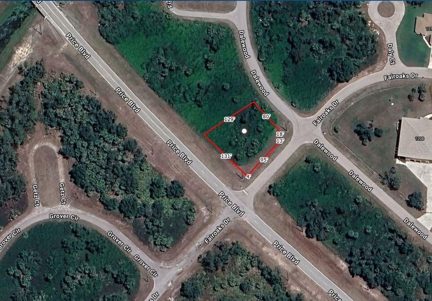 CORNER OVERSIZED PUBLIC WATER LOT. Well  located building lot - Beach Lot for sale in North Port, Florida on Beachhouse.com