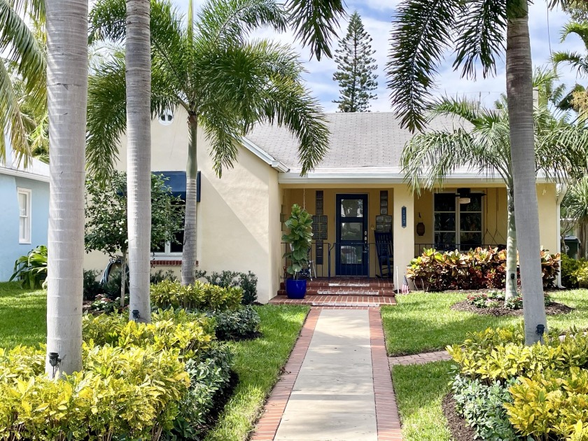 Incredibly Charming Storybook home. Brick walkways, roofed porch - Beach Home for sale in Lake Worth Beach, Florida on Beachhouse.com