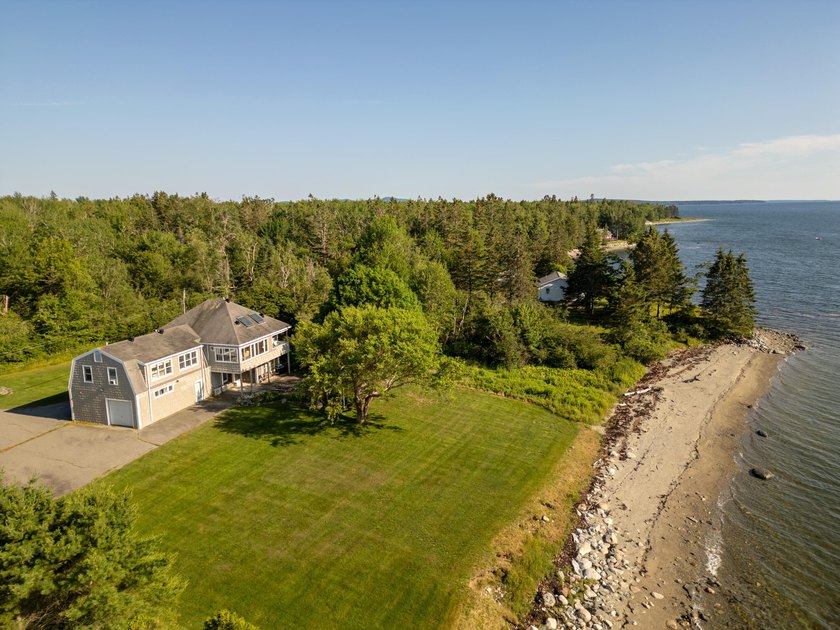 Enjoy stunning sunsets and peaceful waves on 150 feet of deep - Beach Home for sale in Trenton, Maine on Beachhouse.com