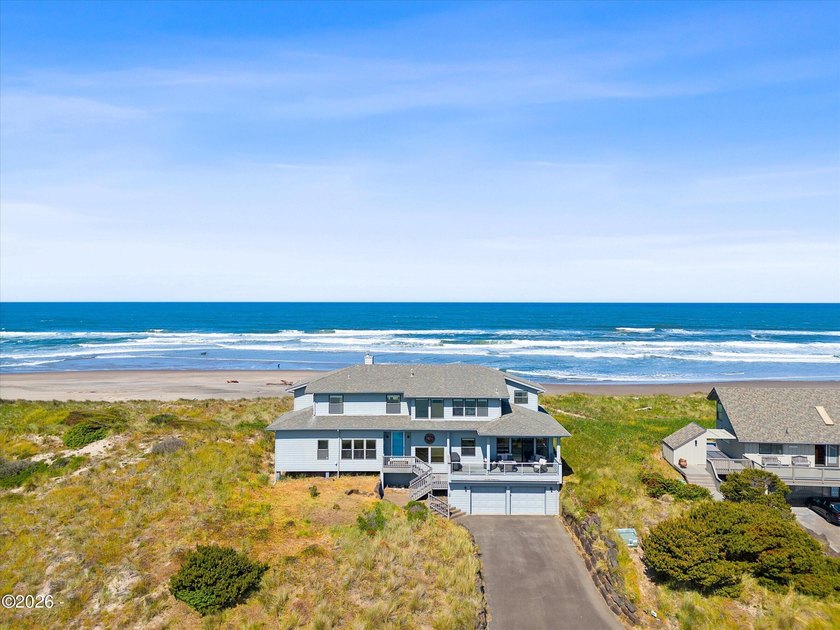 Perched at the edge of the Pacific within the exclusive gated - Beach Home for sale in Gleneden Beach, Oregon on Beachhouse.com