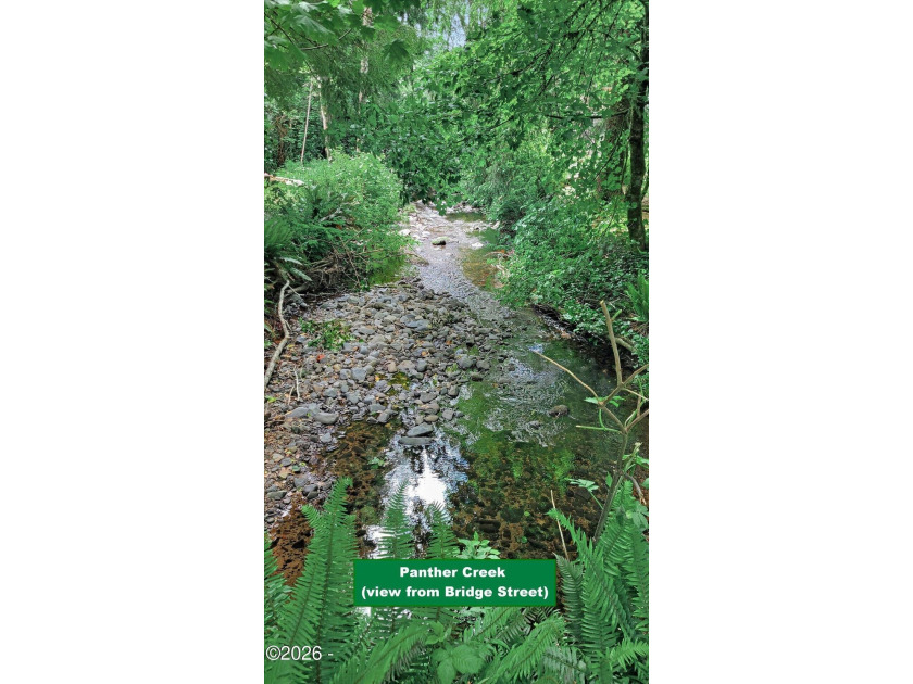 Excellent Buildable Creek Front Double LOT, with old Septic - Beach Lot for sale in Otis, Oregon on Beachhouse.com