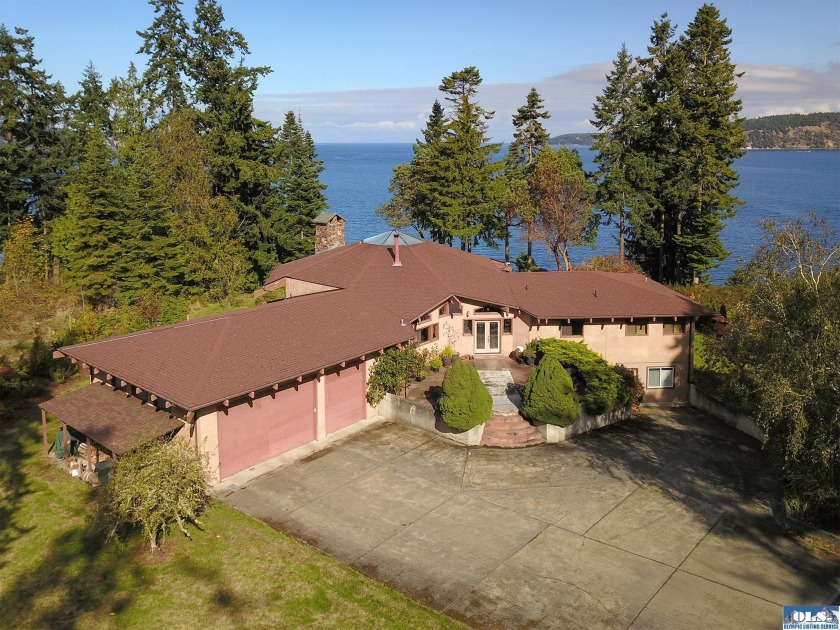 Incredible Waterfront Home & Acreage in Gardiner with old growth - Beach Home for sale in Sequim, Washington on Beachhouse.com