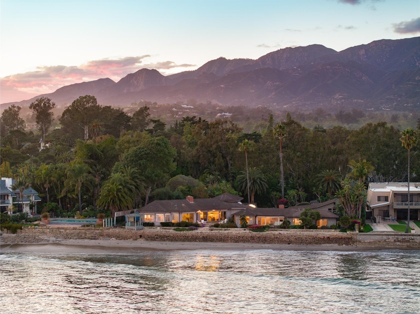 Set on beloved Miramar Beach along an exclusive gated lane, this - Beach Home for sale in Montecito, California on Beachhouse.com
