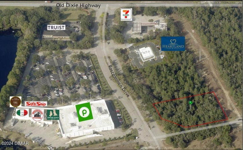 Lot 6 is 1.11 AC. Publix Out Parcel, Zone L/L1 (Commercial and - Beach Commercial for sale in Ormond Beach, Florida on Beachhouse.com