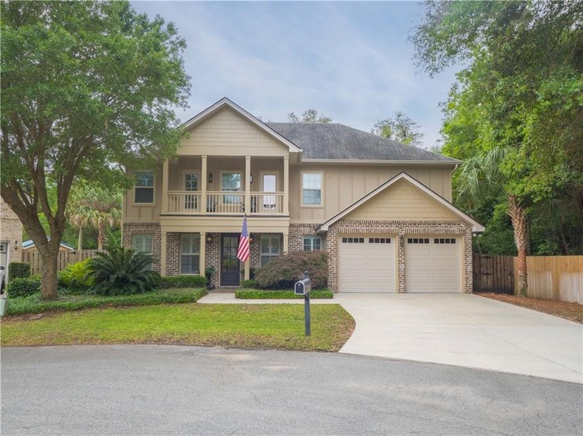 Tucked at the end of a quiet cul-de-sac in a sought-after - Beach Home for sale in Saint Simons, Georgia on Beachhouse.com