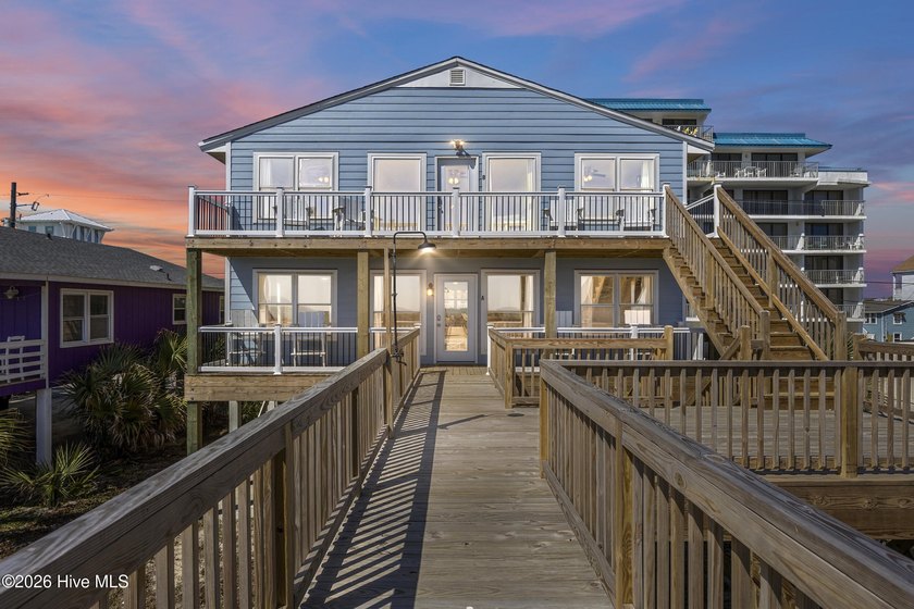 Welcome to Seaside Serenity! OCEANFRONT DUPLEX in a highly - Beach Home for sale in Carolina Beach, North Carolina on Beachhouse.com