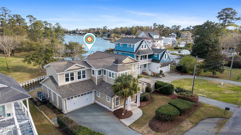 This custom-built two-story home with Futch Creek views, built - Beach Home for sale in Wilmington, North Carolina on Beachhouse.com