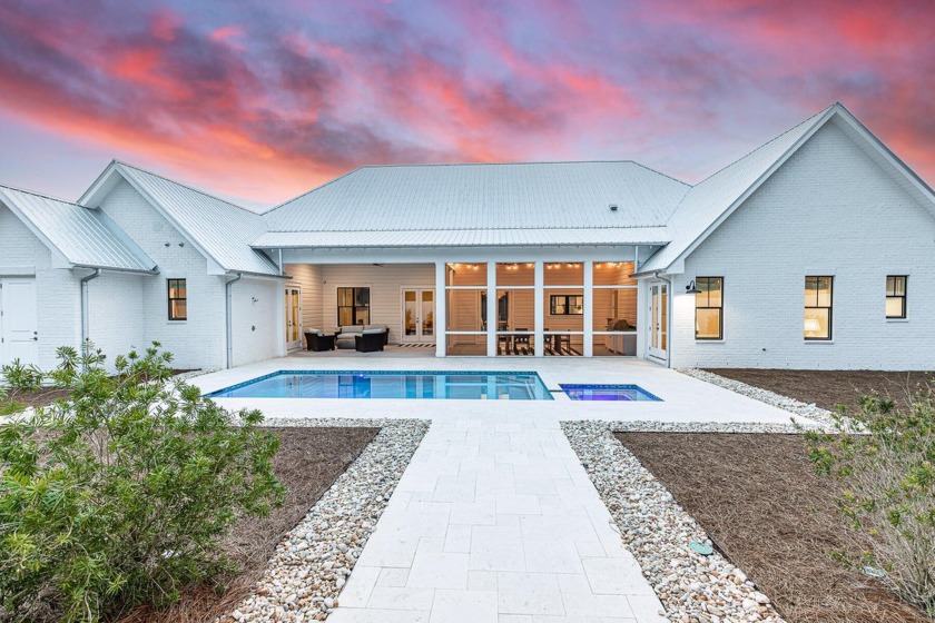 This newly built one story luxury home was designed with privacy - Beach Home for sale in Santa Rosa Beach, Florida on Beachhouse.com