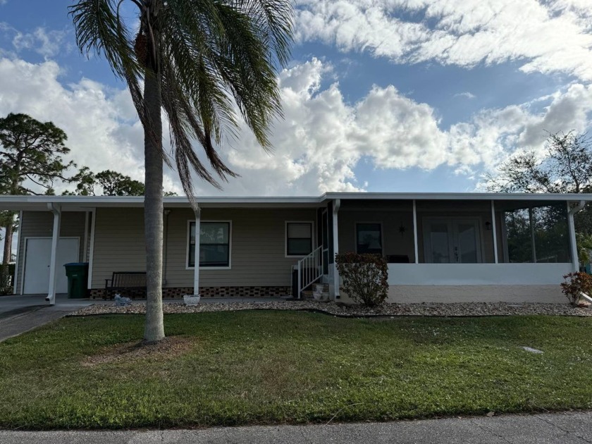 This great manufactured home on leased land is located in Lake - Beach Home for sale in North Fort Myers, Florida on Beachhouse.com