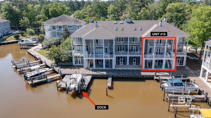 Private balconies, oversized boat slip, water views and bay - Beach Home for sale in Fairhope, Alabama on Beachhouse.com