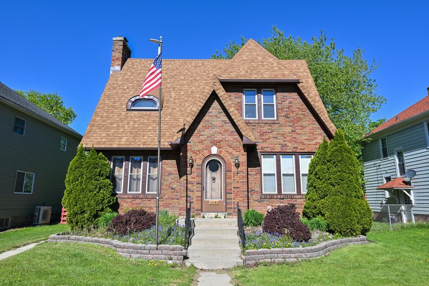 Charming brick Tudor just blocks from the shores of Lake - Beach Home for sale in Racine, Wisconsin on Beachhouse.com