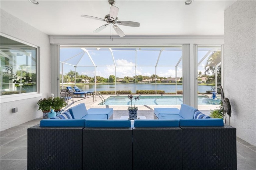 Light & bright w/panoramic lake views! This beautiful pool home - Beach Home for sale in Vero Beach, Florida on Beachhouse.com